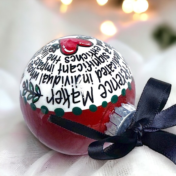 2024 Difference Maker Christmas Ornament – Hand-Painted Acrylic Holiday Gift - Picture 11 of 12